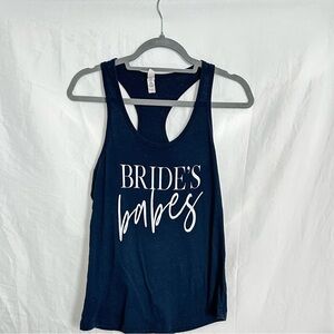 Navy 'Bride's Babes' Tank Top